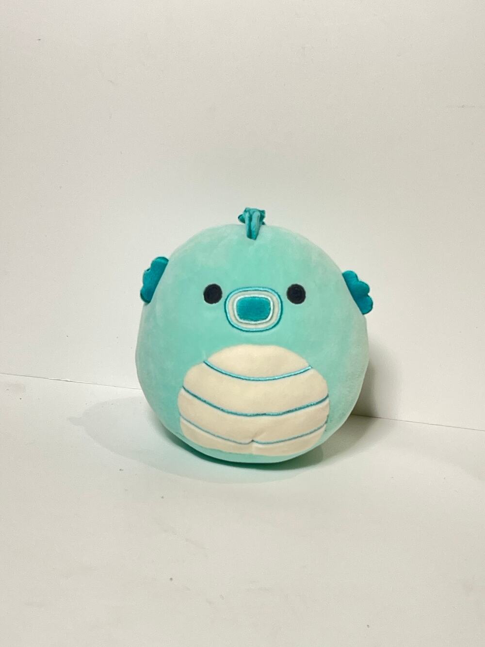 Squishmallow Sheldon The Seahorse Teal Blue Plush 5” Kellytoy